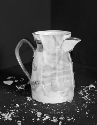 repaired pitcher